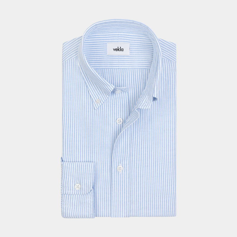 The Oxford Shirt | Light Blue Striped